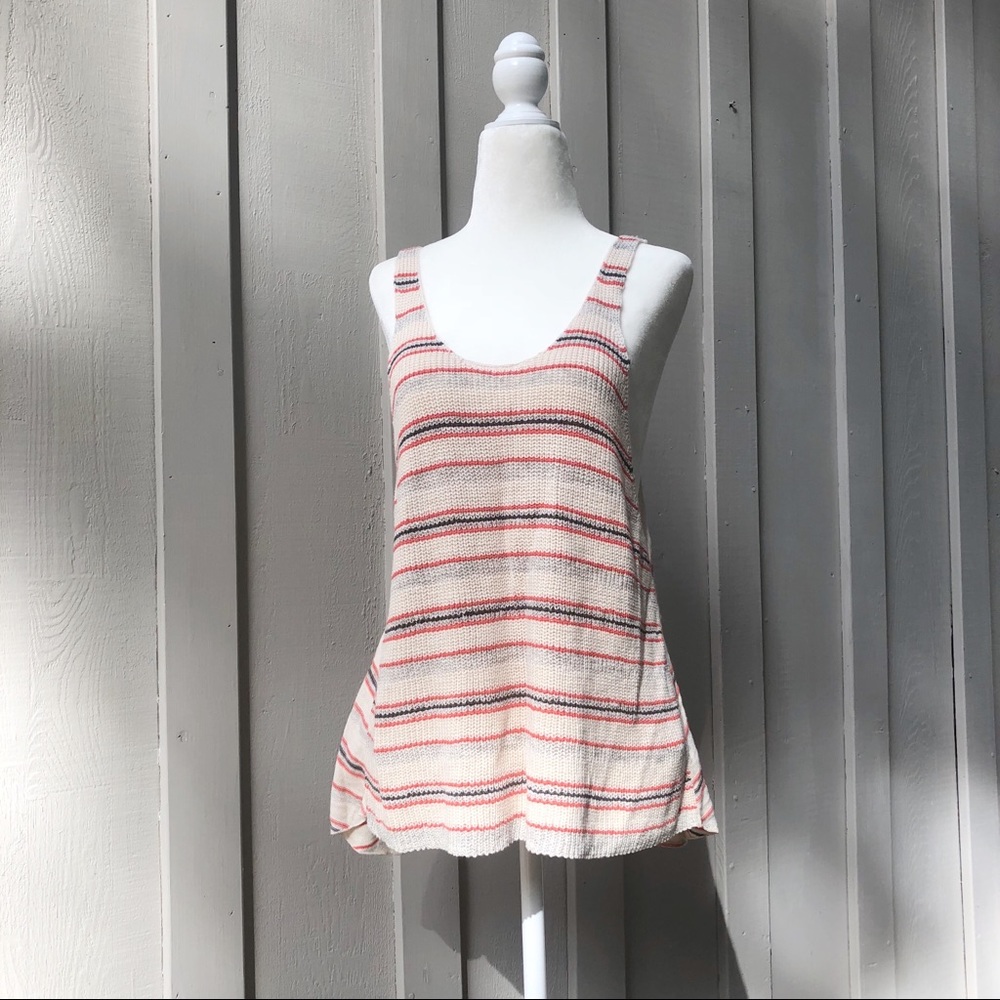 Free People Striped Knit Tank
